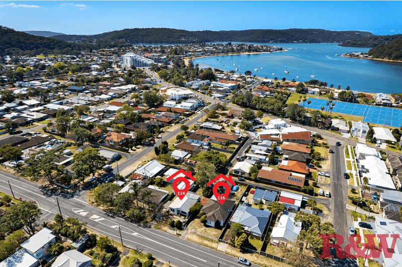 114 and 116 Barrenjoey Road, Ettalong Beach, NSW 2257