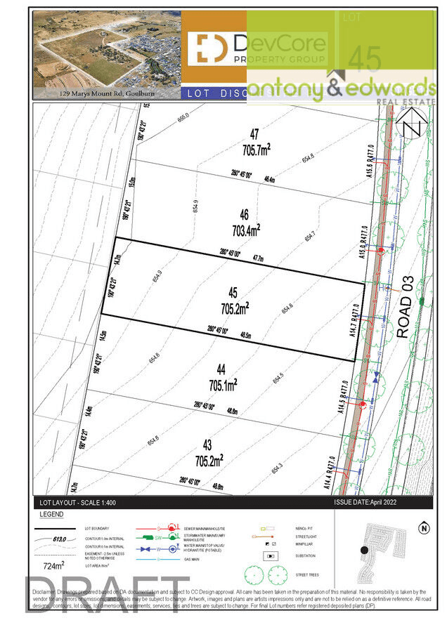 Lot 45 Blakelys Run, 129 Marys Mount Road, Goulburn, NSW 2580