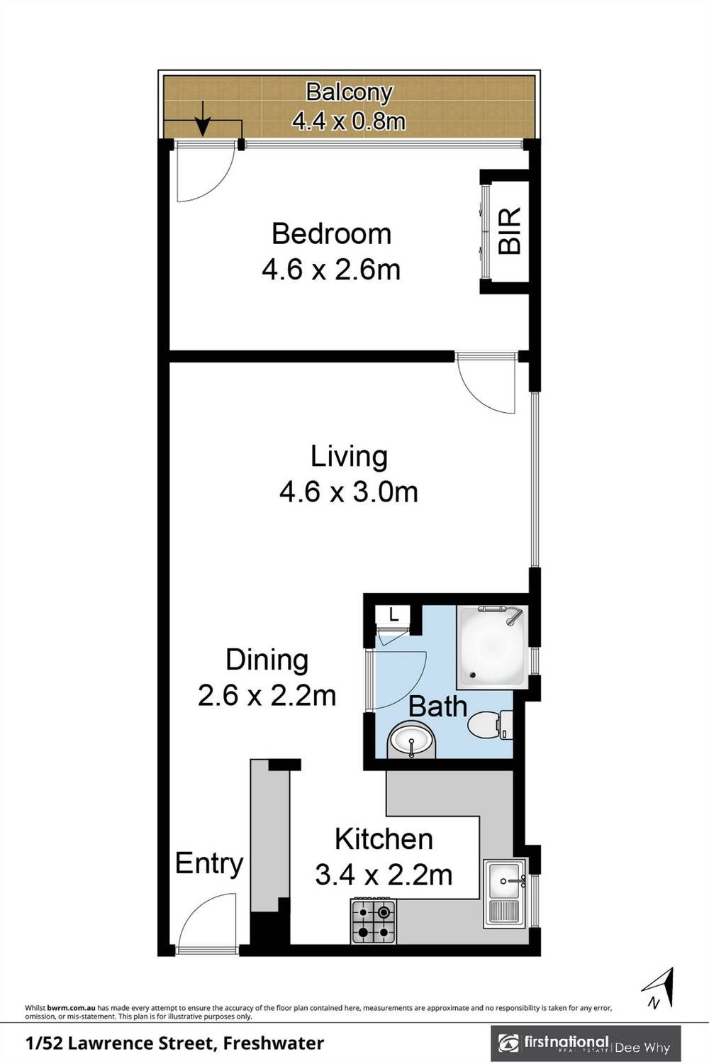 1/52 Lawrence Street, Freshwater, NSW 2096