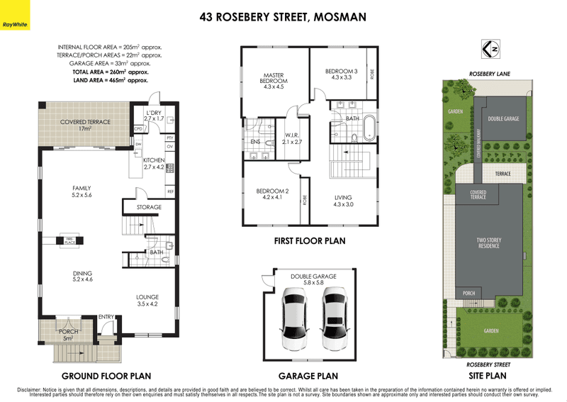 43 Rosebery Street, MOSMAN, NSW 2088