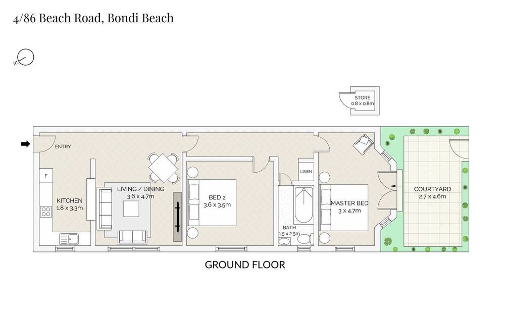 4/86 Beach Road, BONDI BEACH, NSW 2026