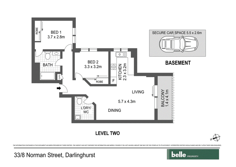 33/8 Norman Street, Darlinghurst, NSW 2010