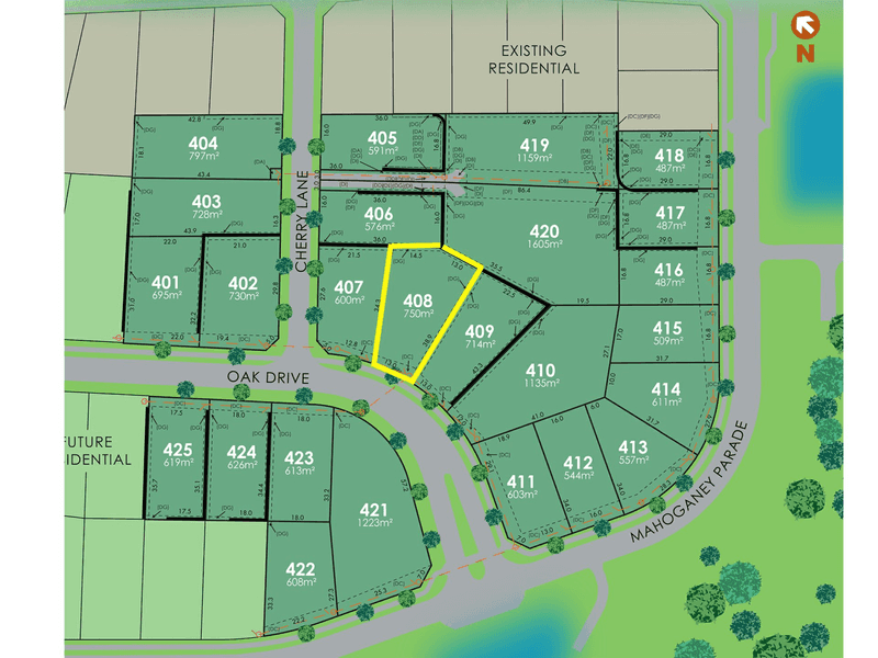 Lot 408 Oak Drive, Eastwood Estate, GOONELLABAH, NSW 2480