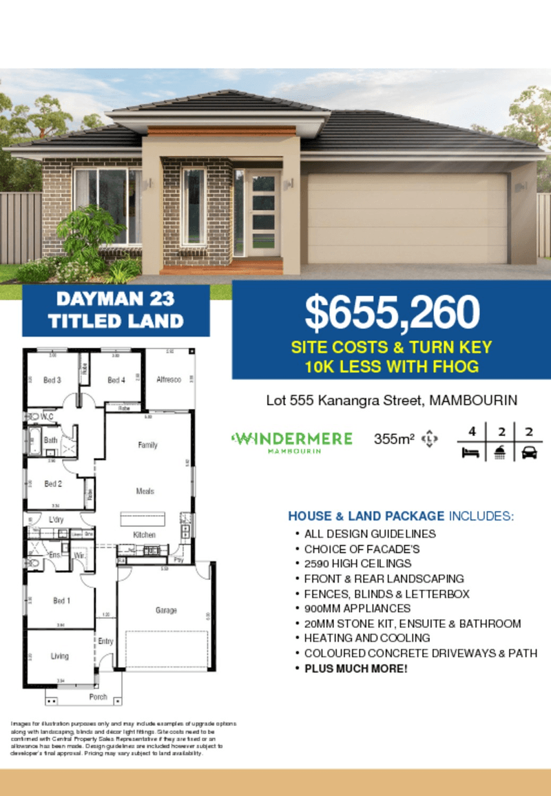 Lot 555, 15 Kanangra Drive, Mambourin, VIC 3024