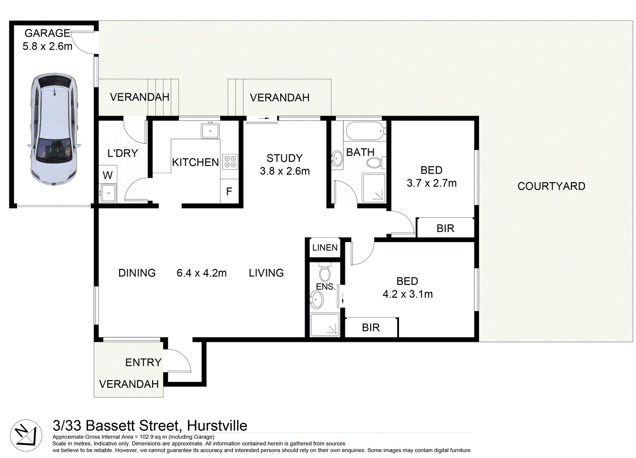 3/33 Bassett Street, HURSTVILLE, NSW 2220