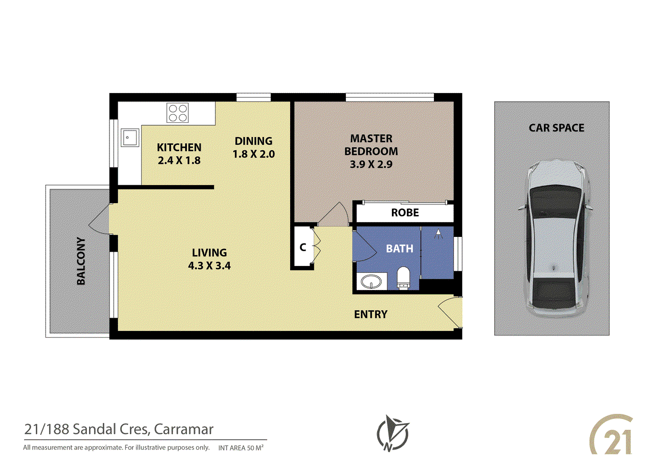 21/186-188 Sandal Crescent, Carramar, NSW 2163