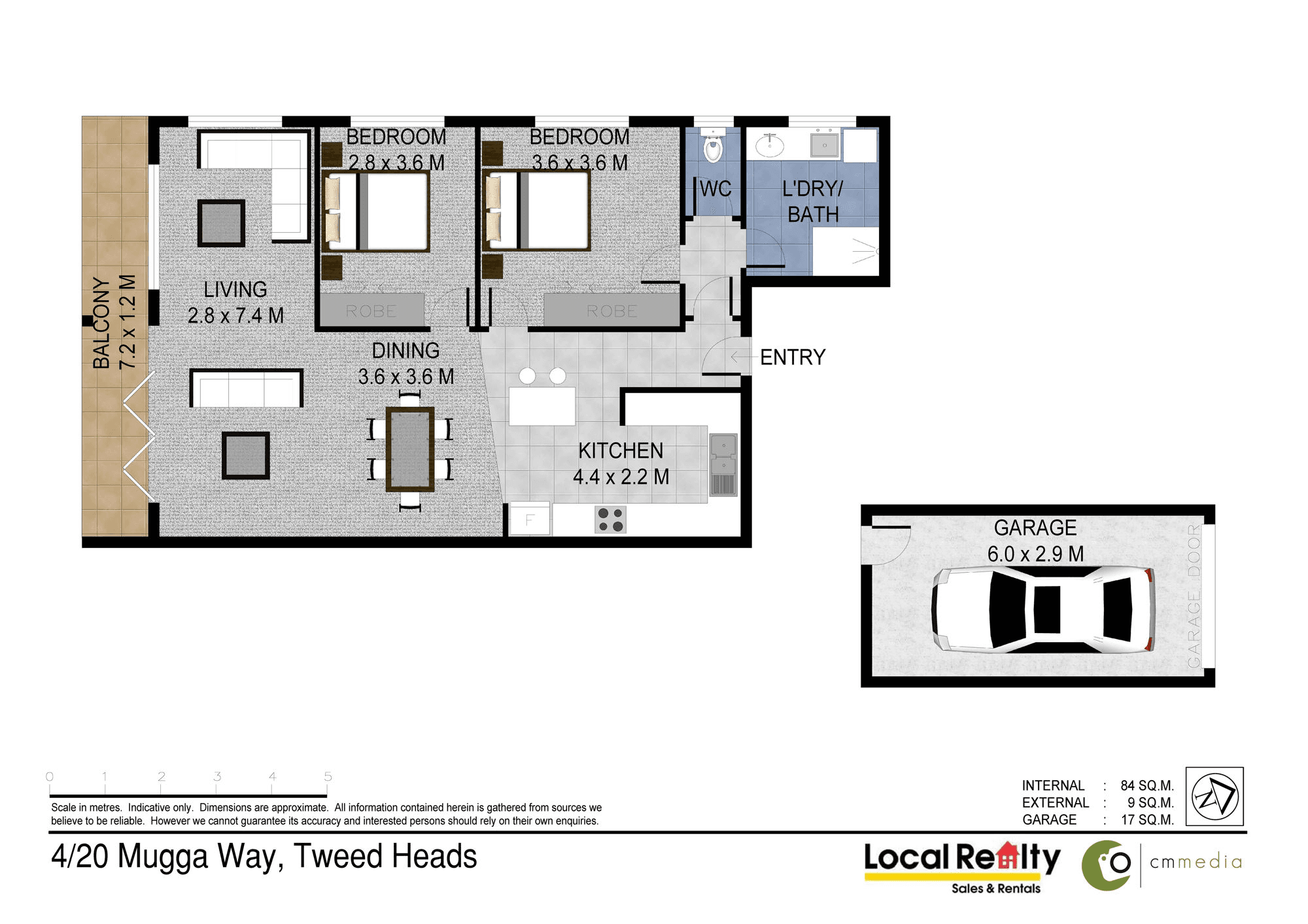 4/20 Mugga Way, TWEED HEADS, NSW 2485