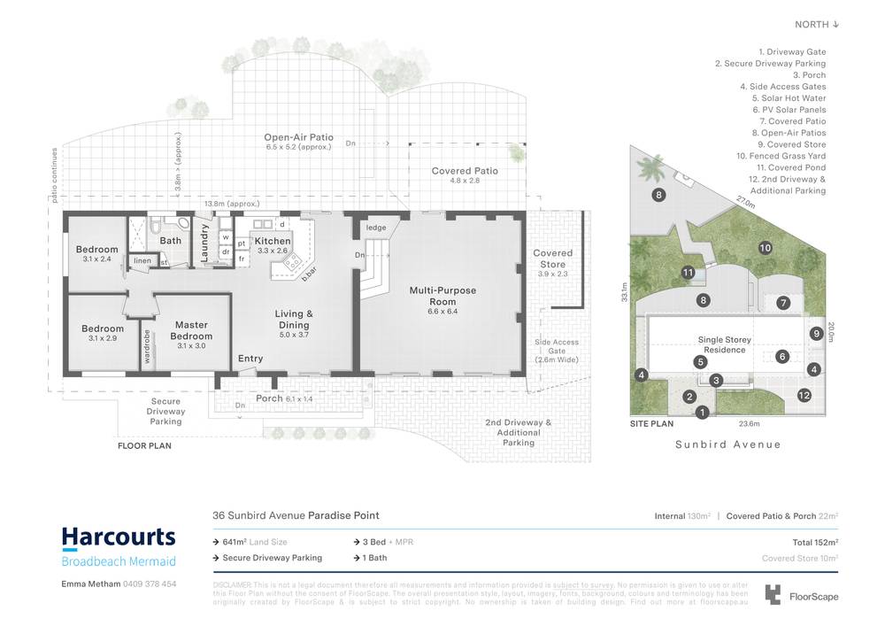 36 Sunbird Avenue, PARADISE POINT, QLD 4216
