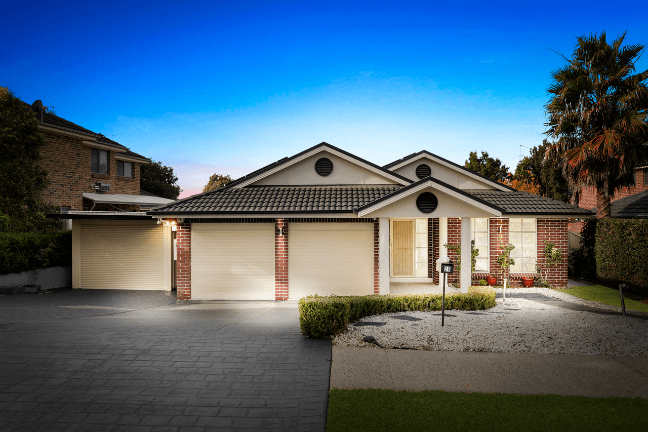 20 Perfection Avenue, STANHOPE GARDENS, NSW 2768