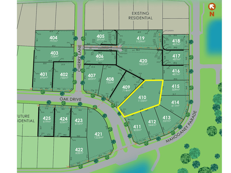 Lot 410 Oak Drive, Eastwood Estate, GOONELLABAH, NSW 2480