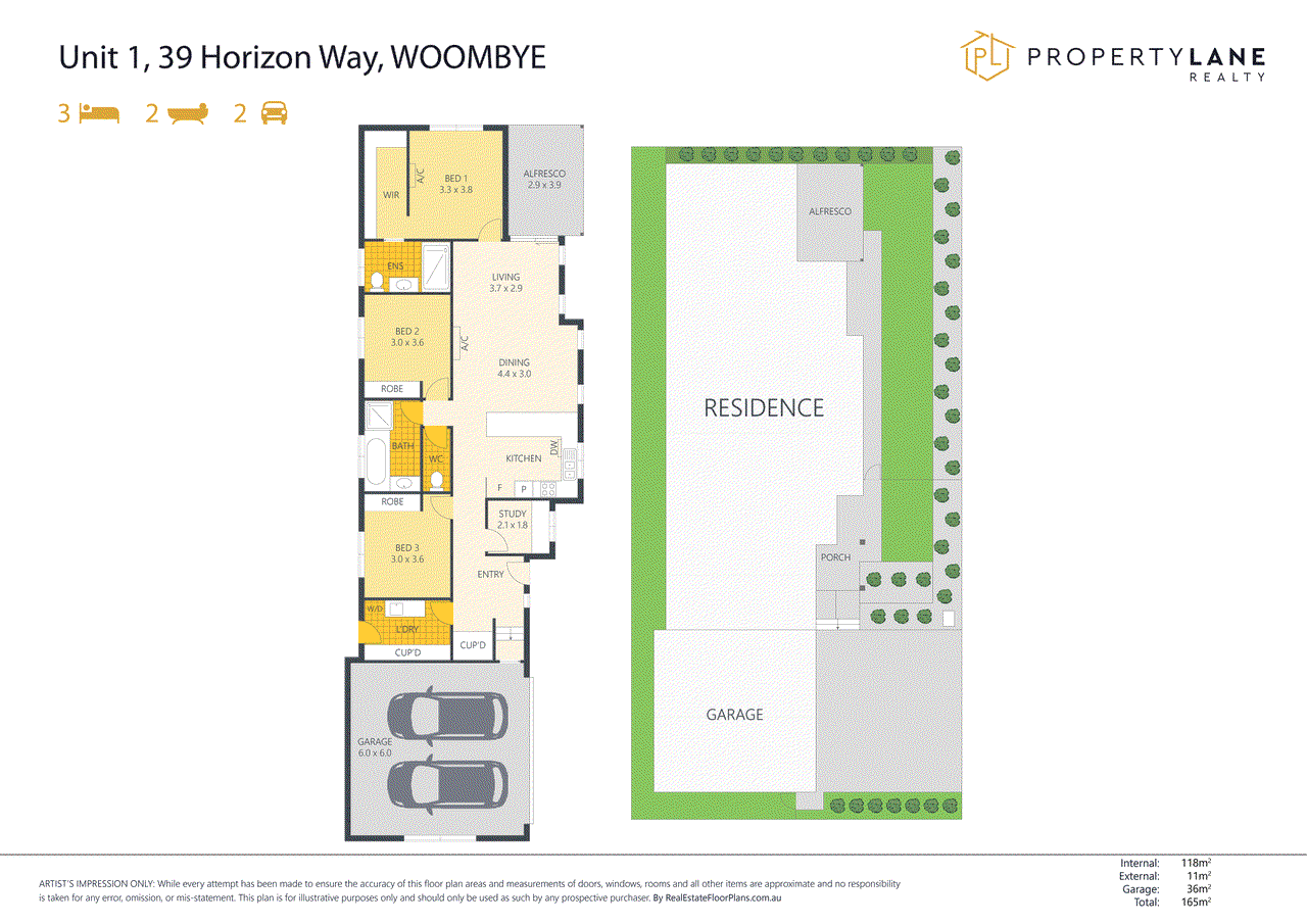 1/39 Horizon Way, WOOMBYE, QLD 4559