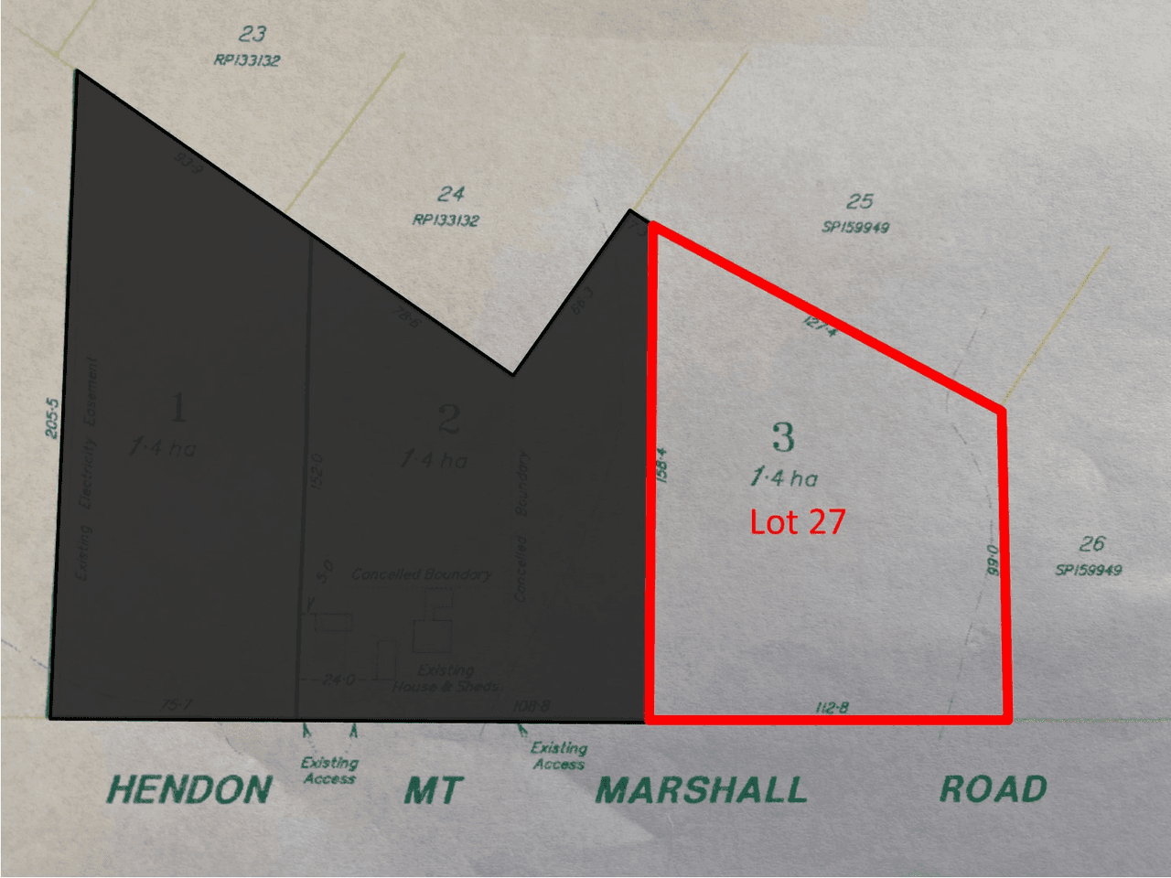 Lot 27 Hendon Mount Marshall Road, MOUNT MARSHALL, QLD 4362