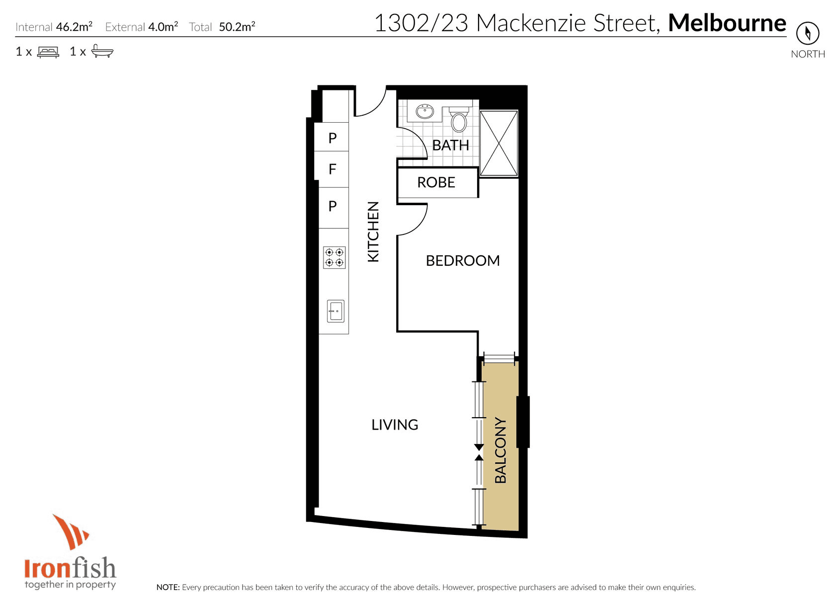 1302/23 Mackenzie Street, MELBOURNE, VIC 3000