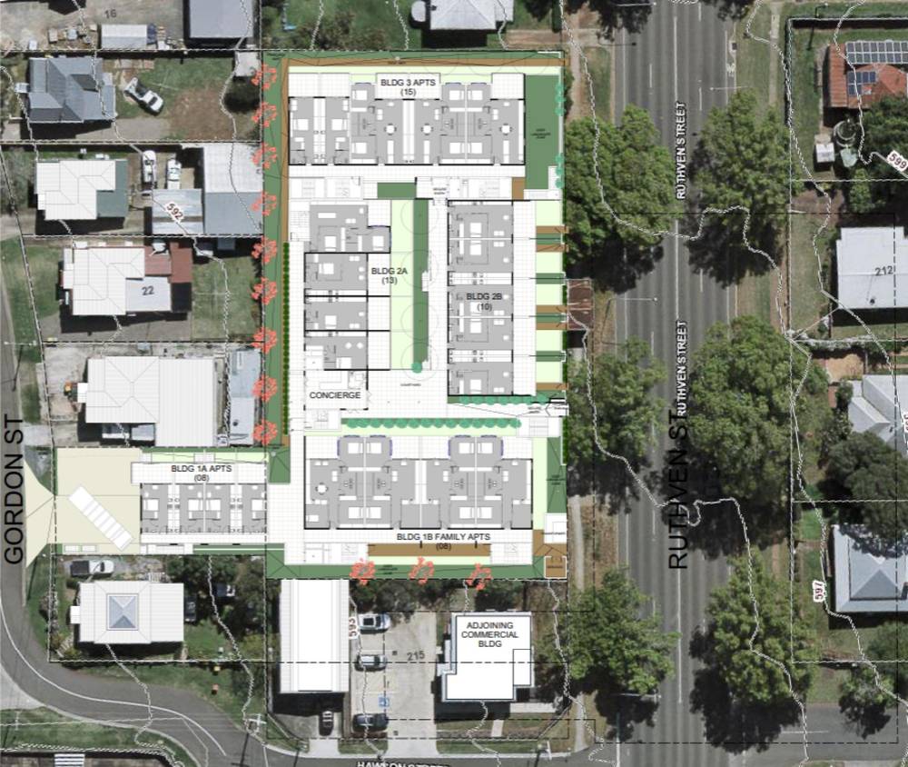 207, 209, 211 & 213a Ruthven Street &  26 Gordon Street, NORTH TOOWOOMBA, QLD 4350