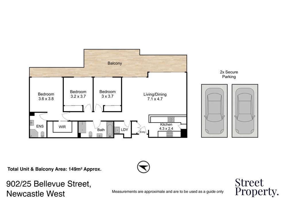 902/25 Bellevue Street, Newcastle West, NSW 2302