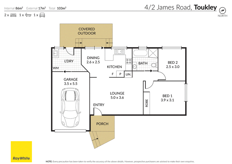 4/2-4 James Road, TOUKLEY, NSW 2263