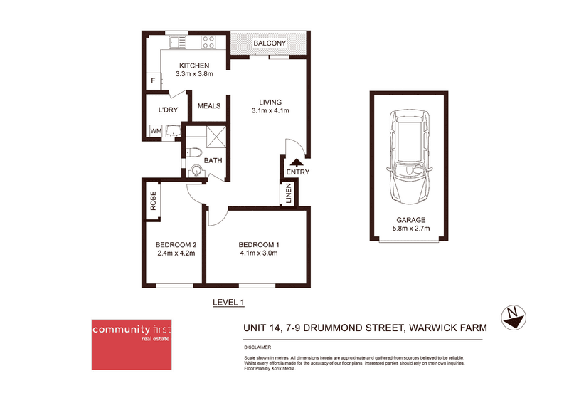 14/7-9 Drummond Street, Warwick Farm, NSW 2170