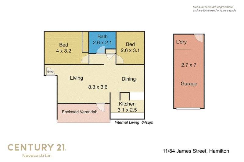 11/84 James Street, Hamilton, NSW 2303