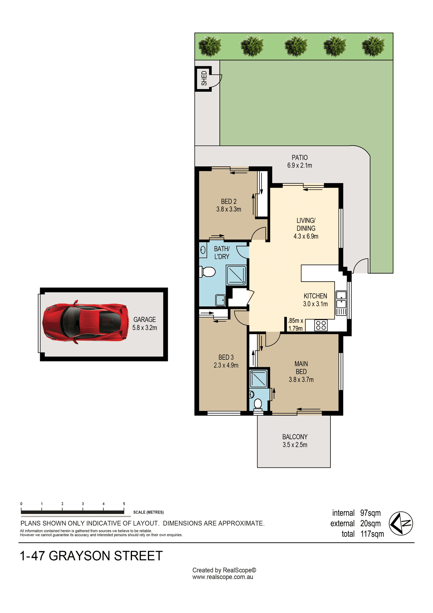 1/47 Grayson Street, MORNINGSIDE, QLD 4170