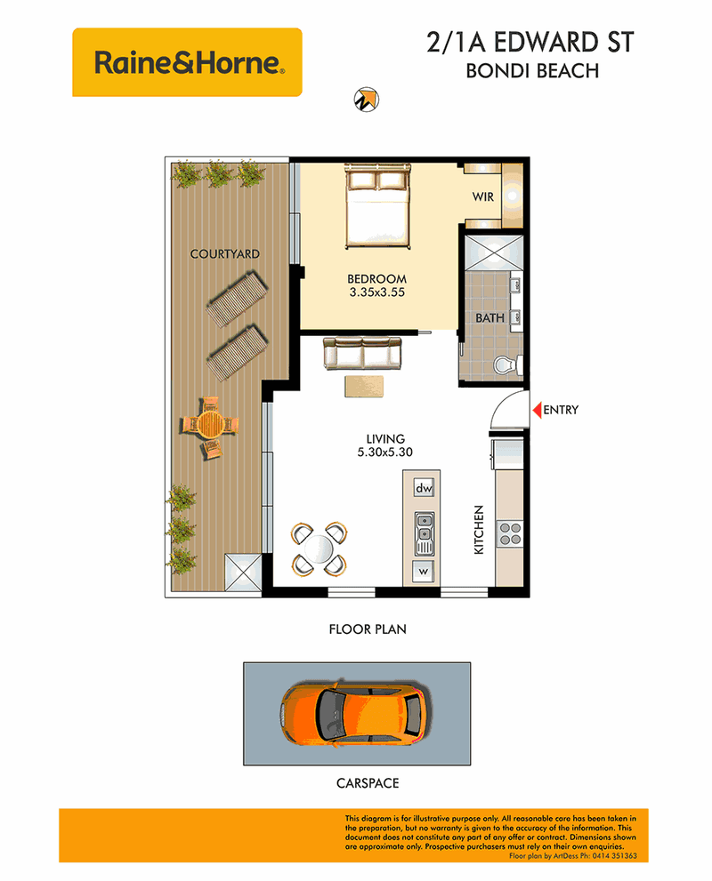 2/1A Edward Street, BONDI BEACH, NSW 2026