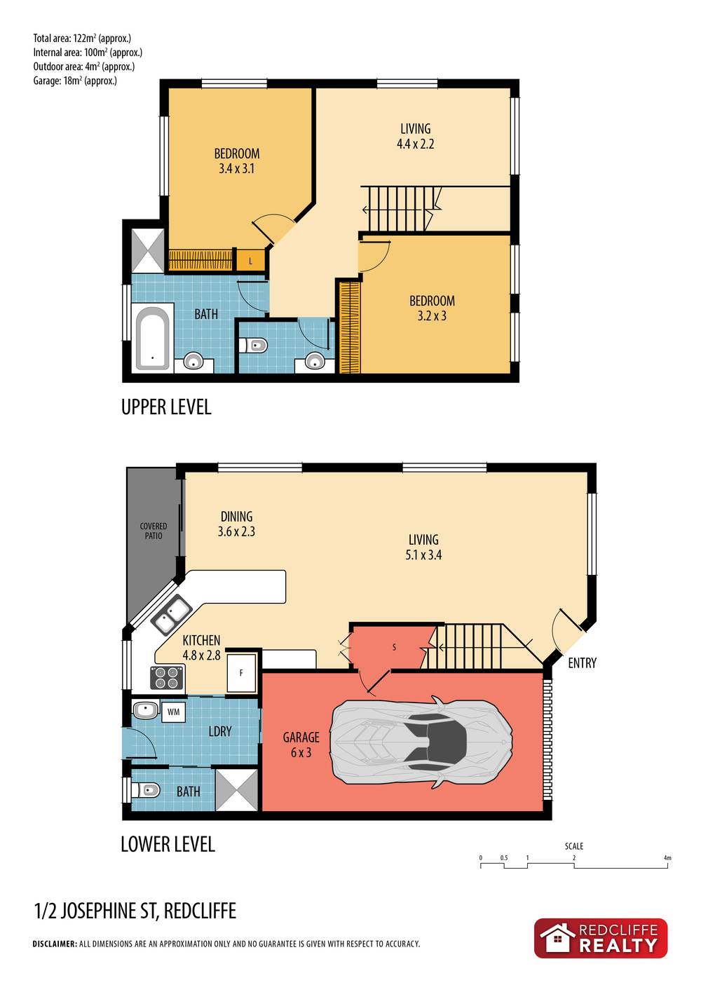 1/2 Josephine Street, REDCLIFFE, QLD 4020