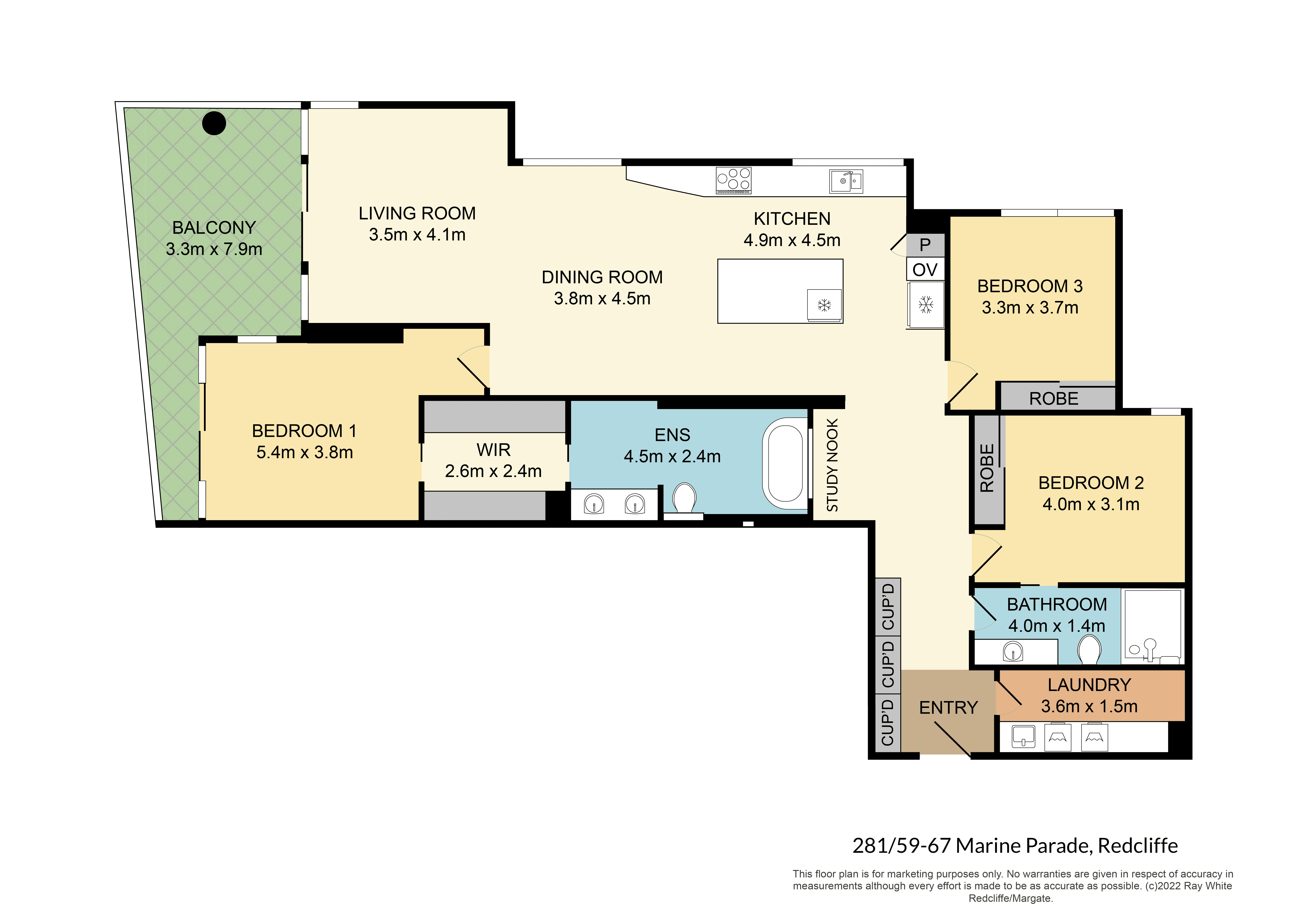 281/59-67 Marine Parade, REDCLIFFE, QLD 4020