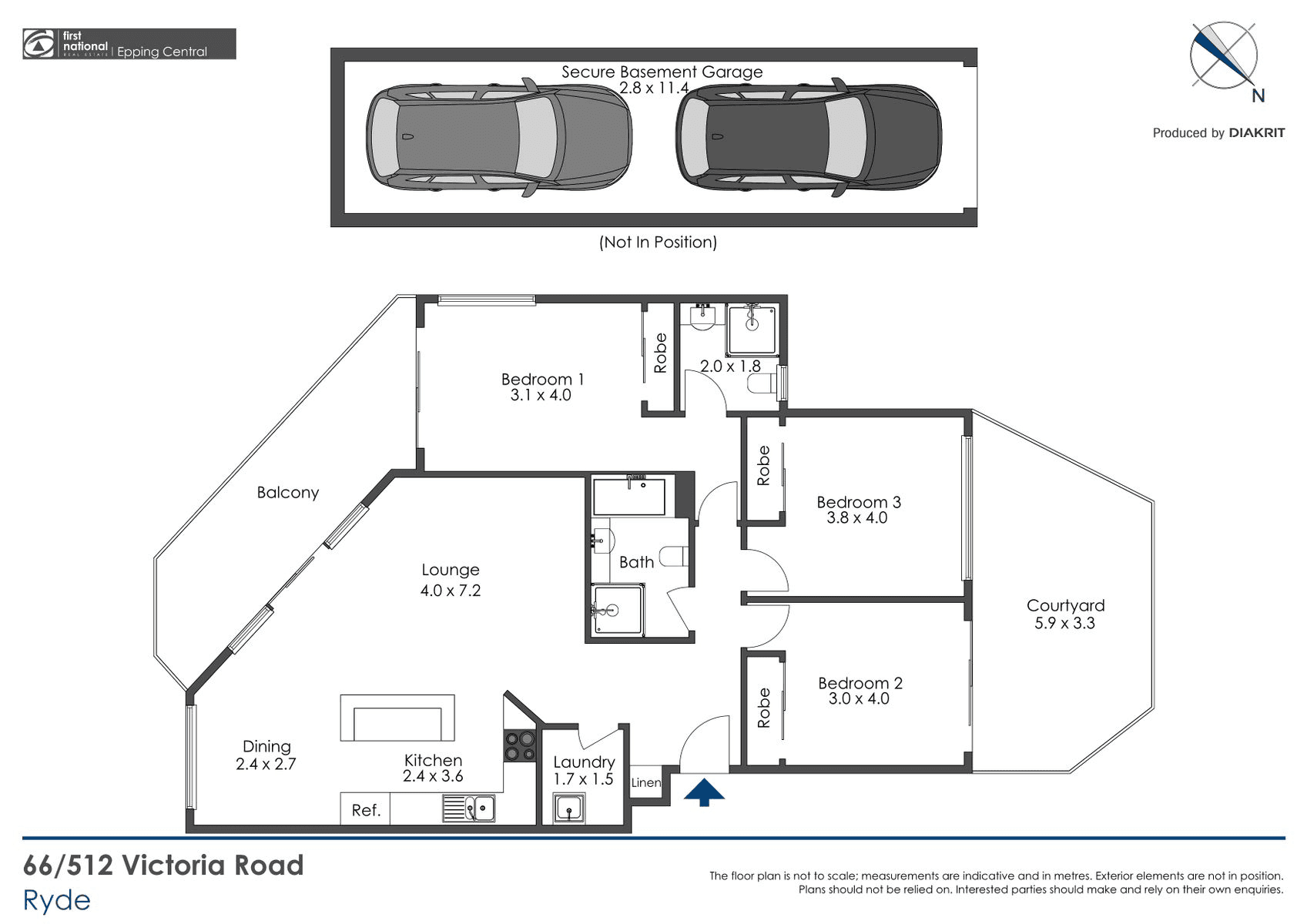 66/512 Victoria Road, RYDE, NSW 2112