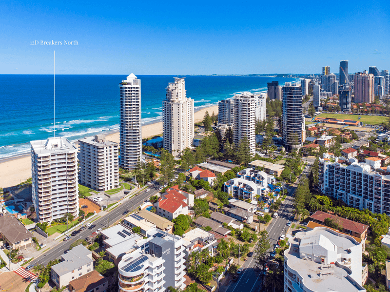 12D Breakers North 50 Old Burleigh Road, SURFERS PARADISE, QLD 4217