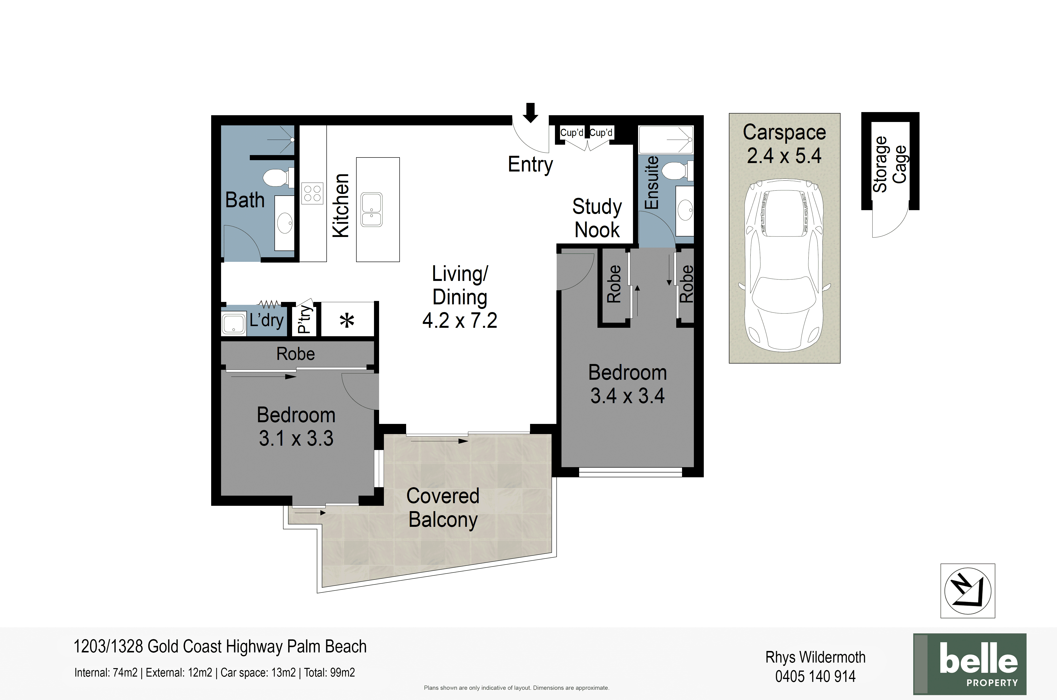 1203/1328 Gold Coast Highway, Palm Beach, QLD 4221