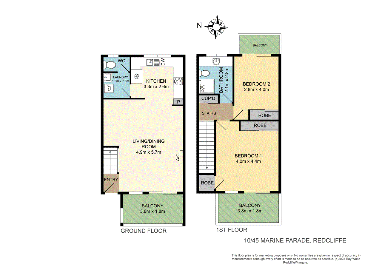 10/45 Marine Parade, REDCLIFFE, QLD 4020