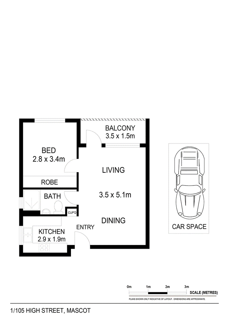 1/105 High Street, Mascot, NSW 2020