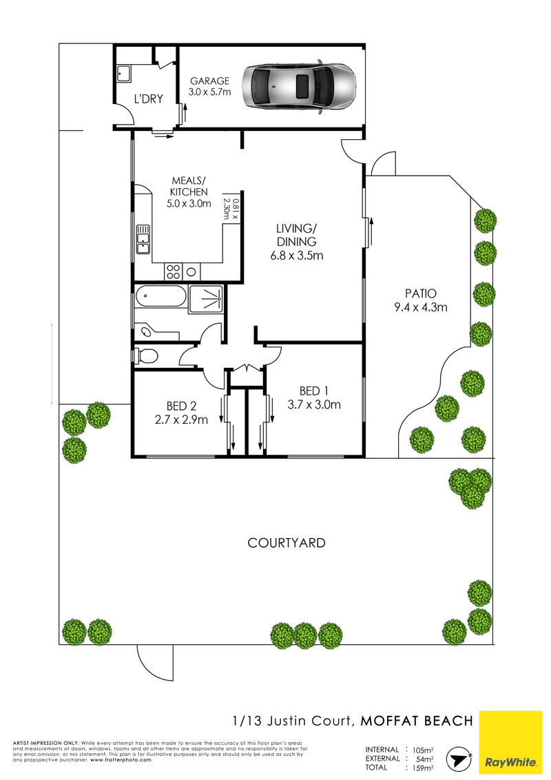 Unit 1/13 Justin Court, MOFFAT BEACH, QLD 4551