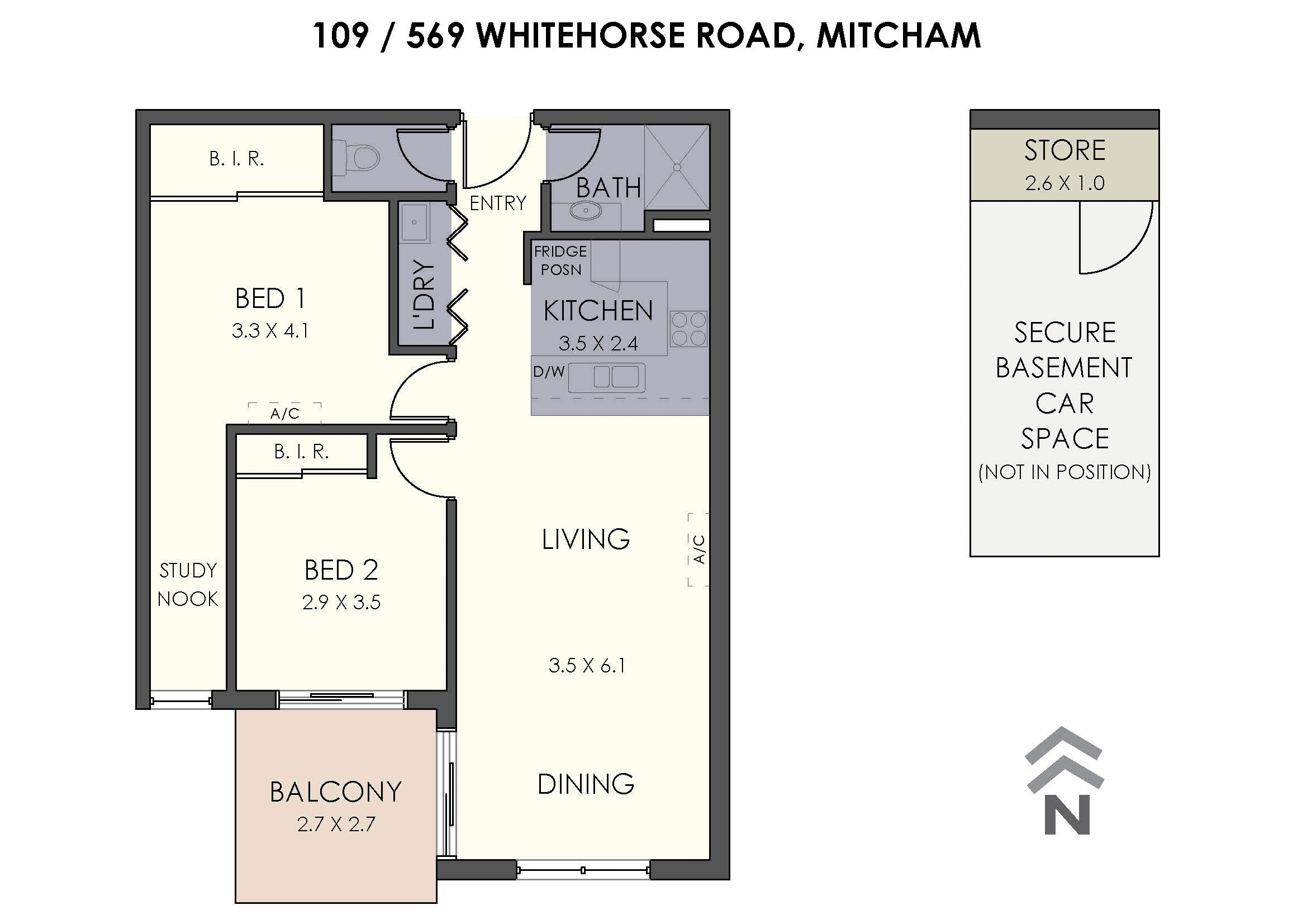 109/569 Whitehorse Road, MITCHAM, VIC 3132