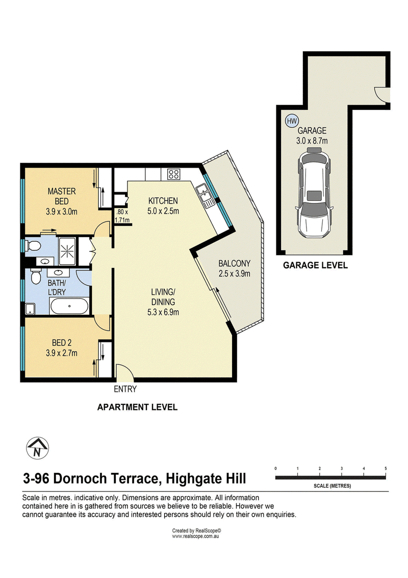 3/96 Dornoch Terrace, Highgate Hill, QLD 4101