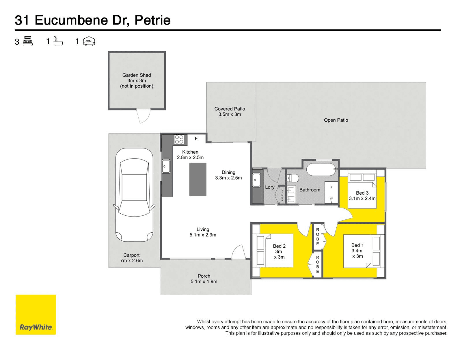 31 Eucumbene Drive, PETRIE, QLD 4502