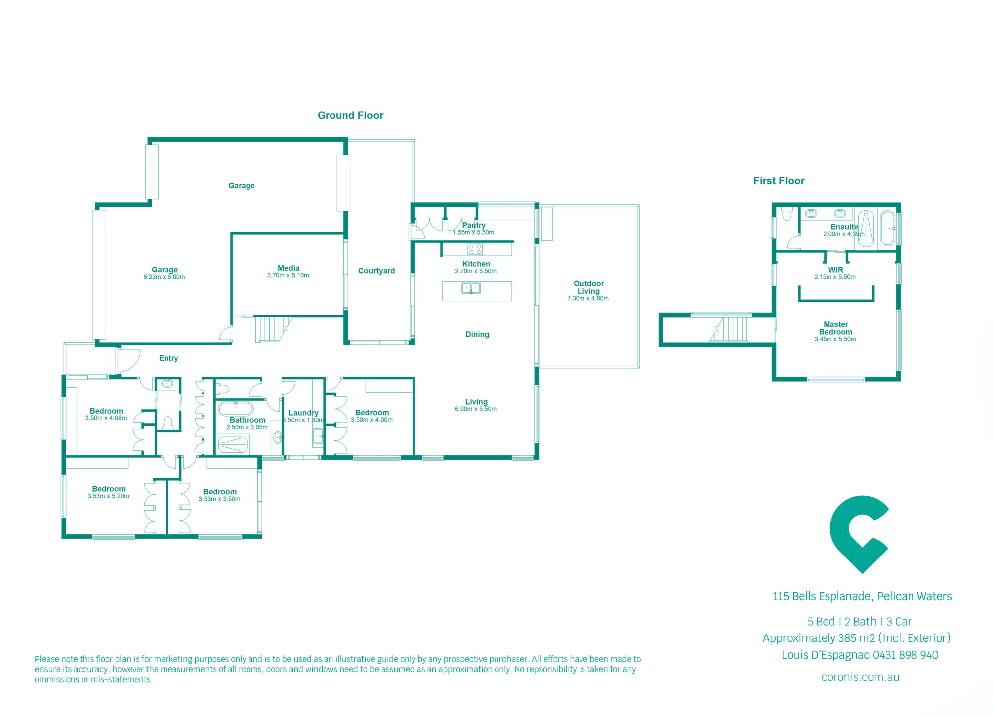 115 Bells Esplanade, PELICAN WATERS, QLD 4551