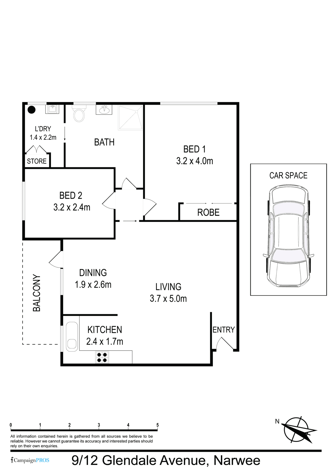 9/12 Glendale Ave, NARWEE, NSW 2209