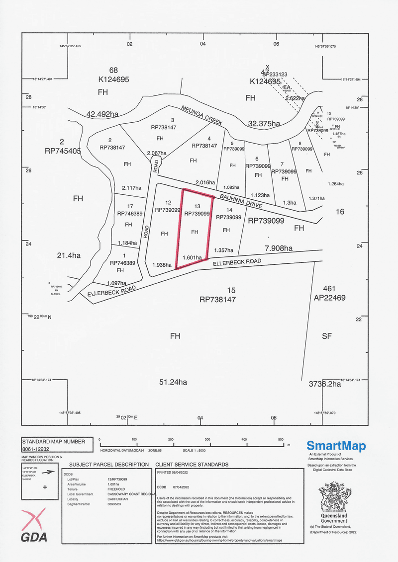 LOT 13 Ellerbeck Rd, Carruchan, QLD 4816