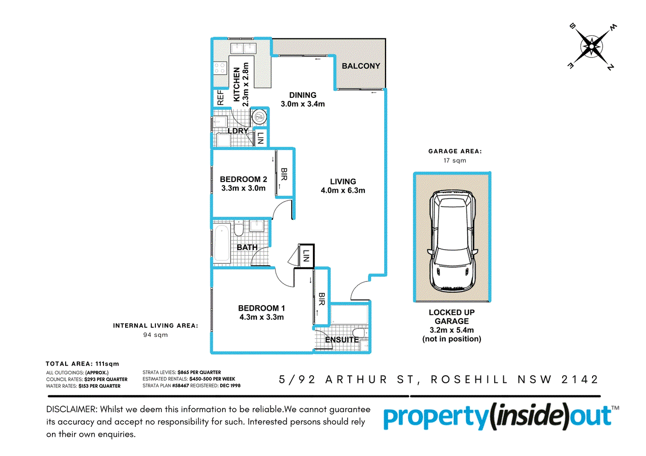 5/92 Arthur Street, ROSEHILL, NSW 2142