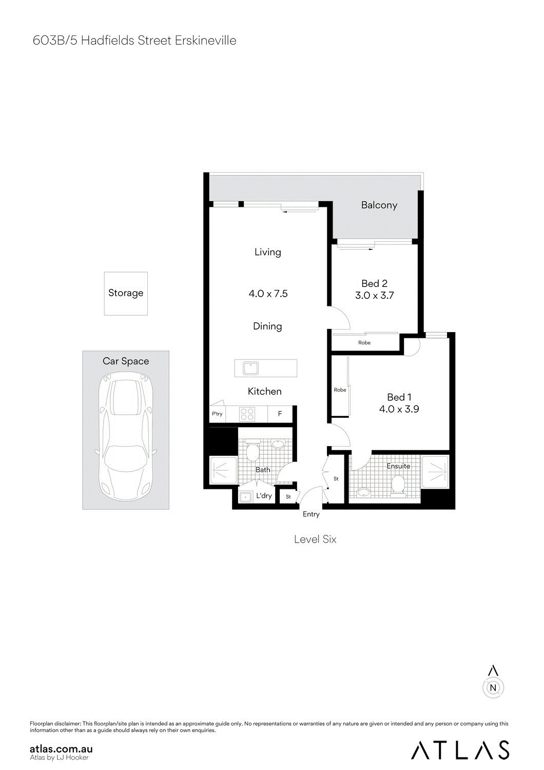 603B/5 Hadfields Street, ERSKINEVILLE, NSW 2043