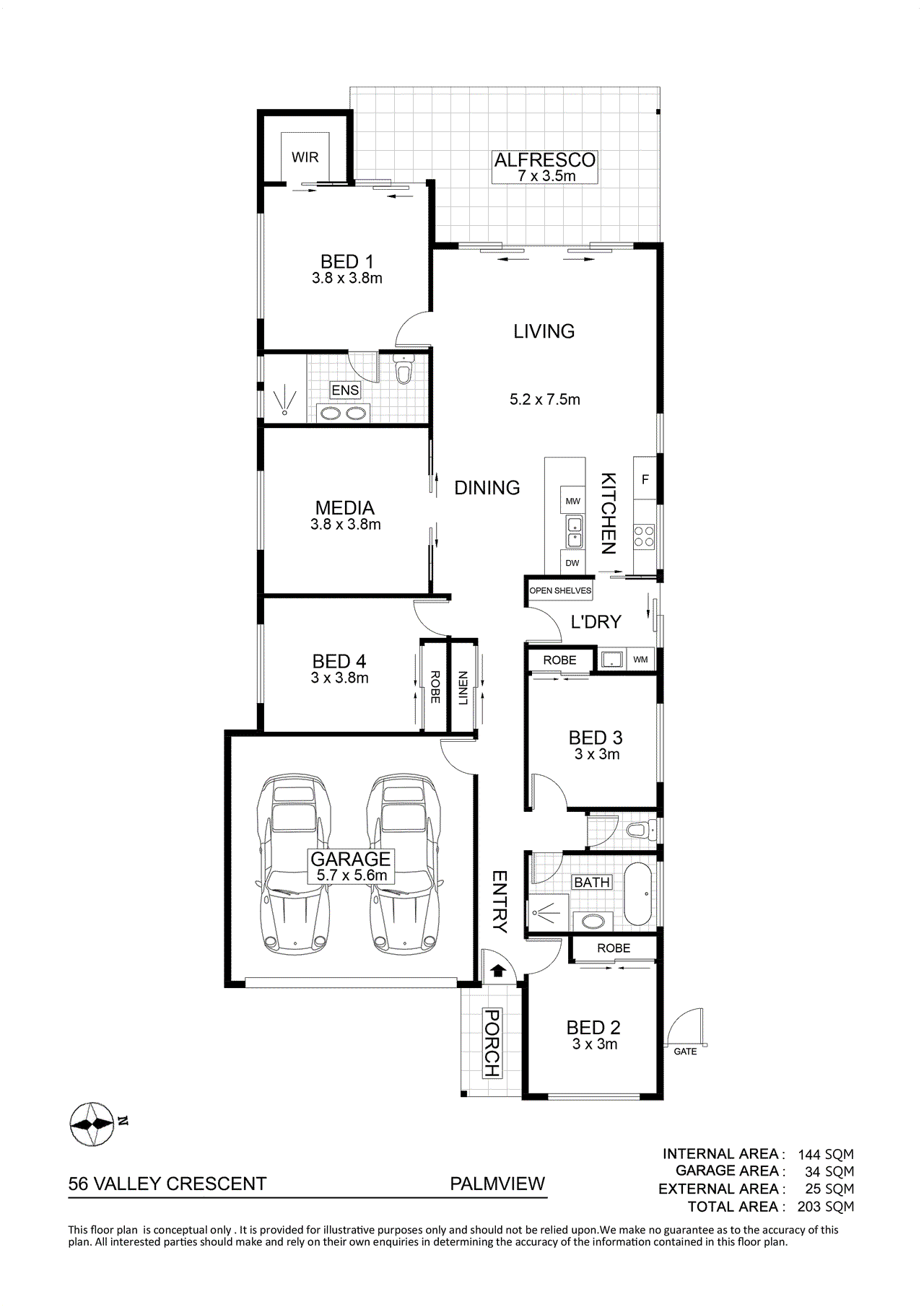 56 Valley Crescent, PALMVIEW, QLD 4553