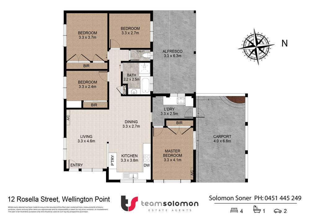 12 Rosella Street, Wellington Point, QLD 4160