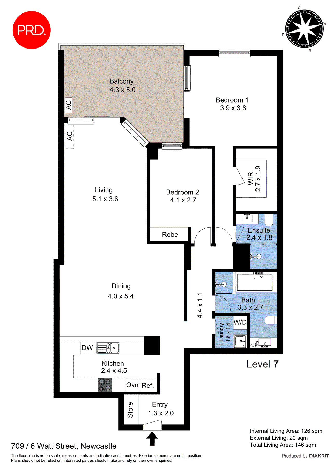 709/6 Watt Street, Newcastle, NSW 2300