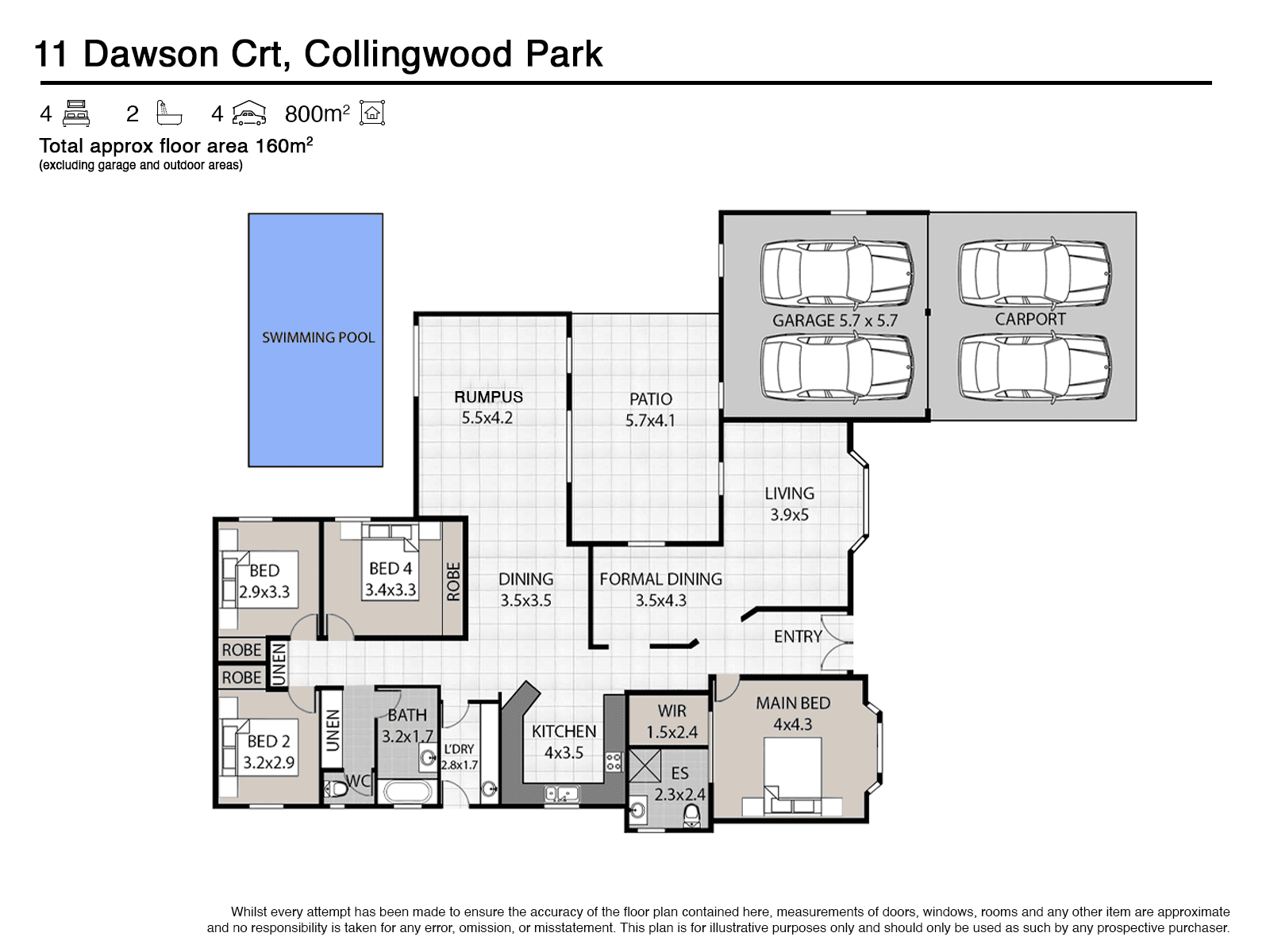 11 DAWSON COURT, COLLINGWOOD PARK, QLD 4301