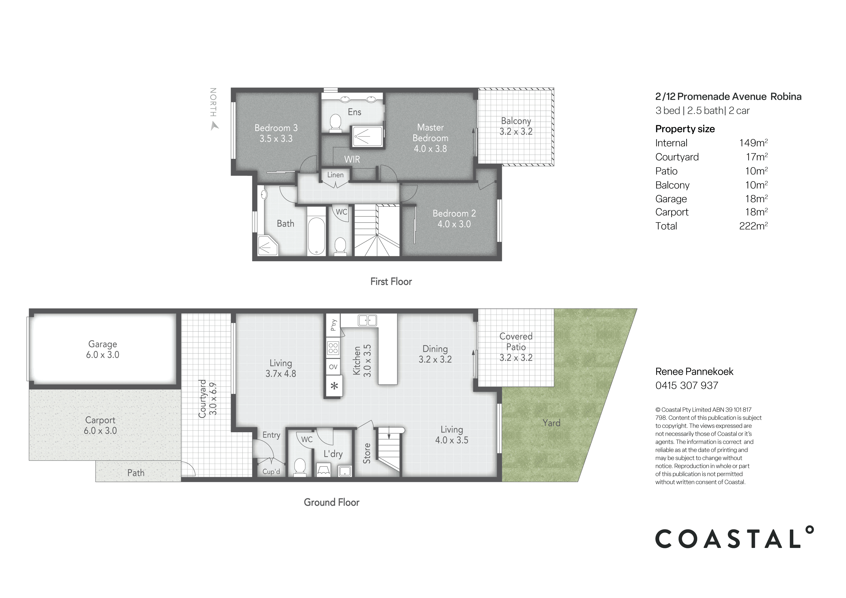 2/12 Promenade Avenue, ROBINA, QLD 4226