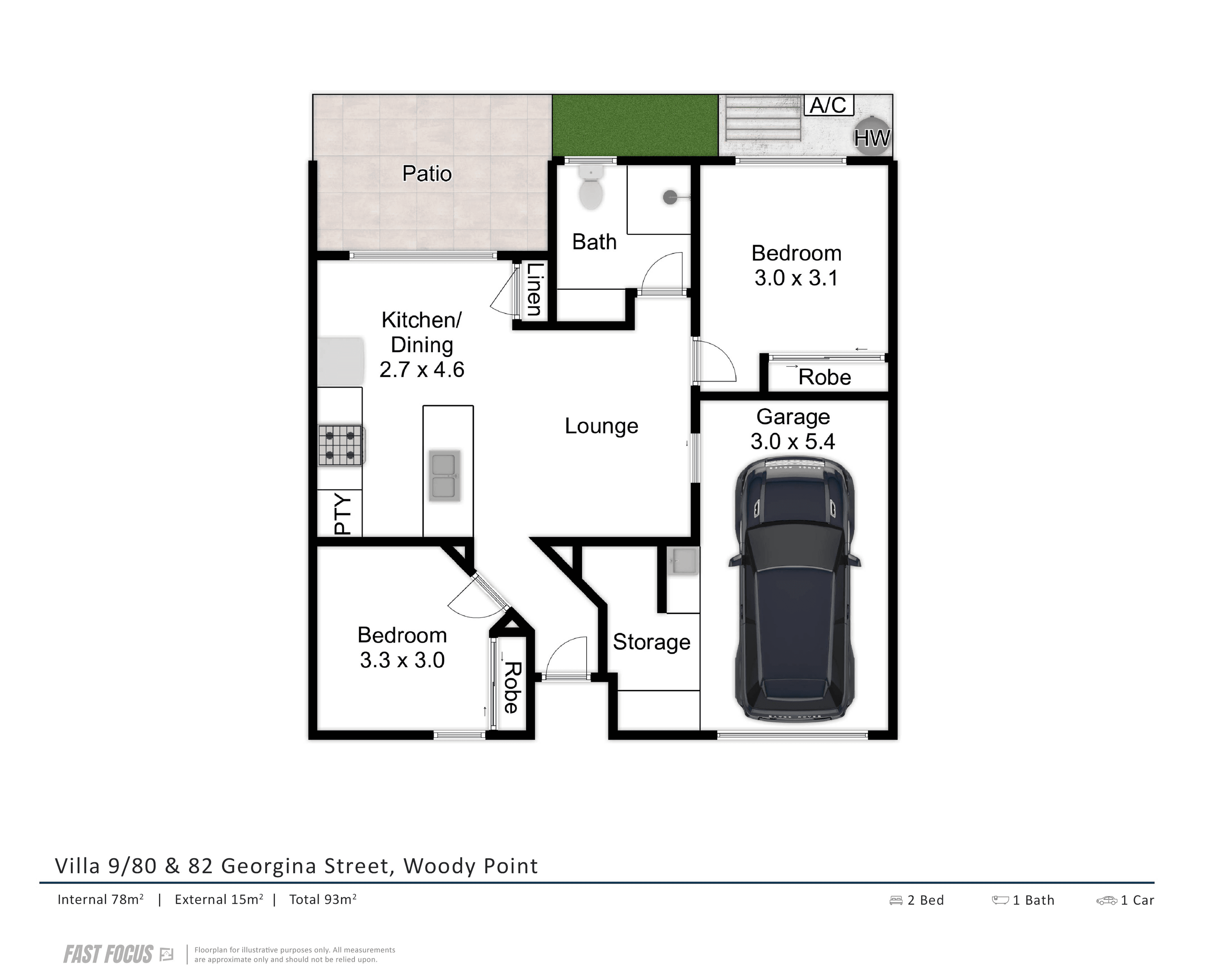 9/80-82 Georgina Street, WOODY POINT, QLD 4019