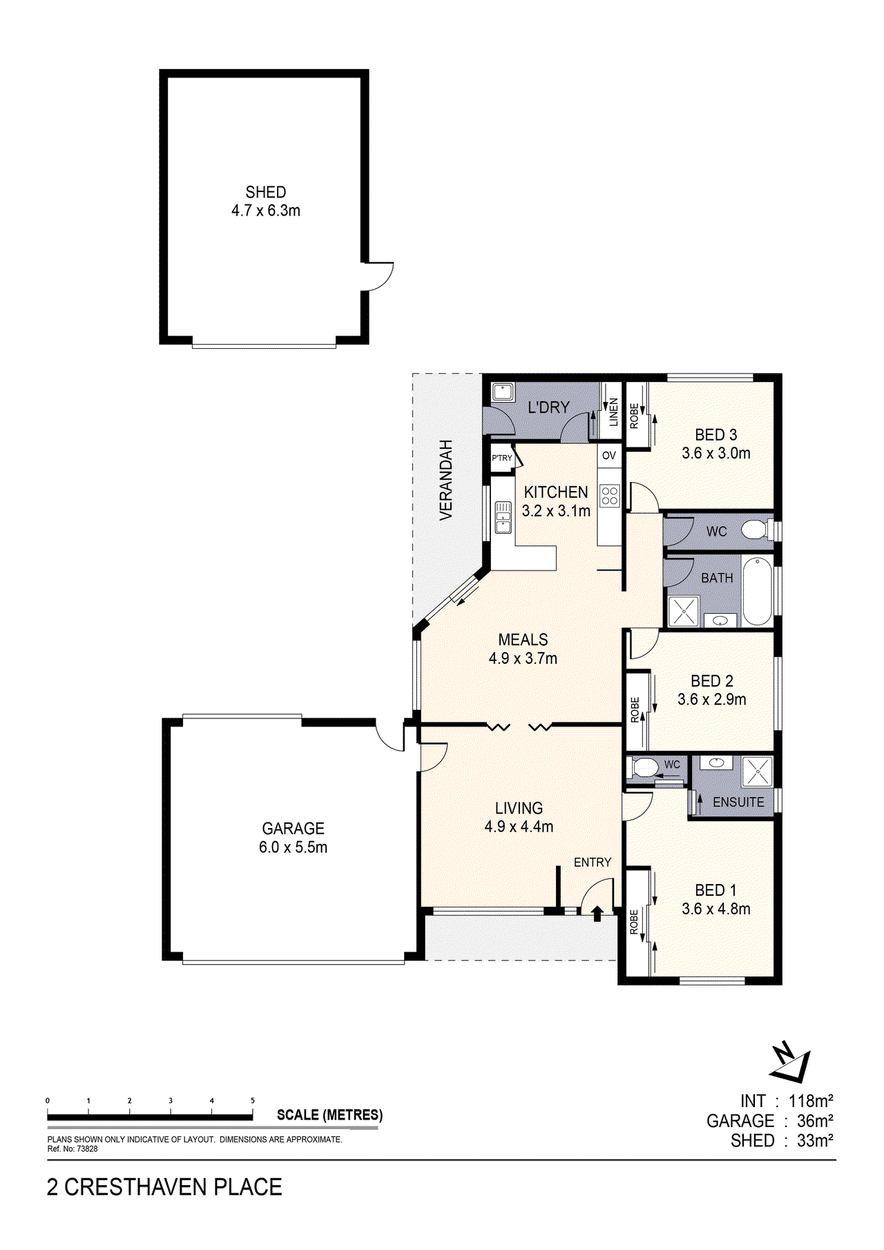 2 Cresthaven Place, East Bendigo, VIC 3550