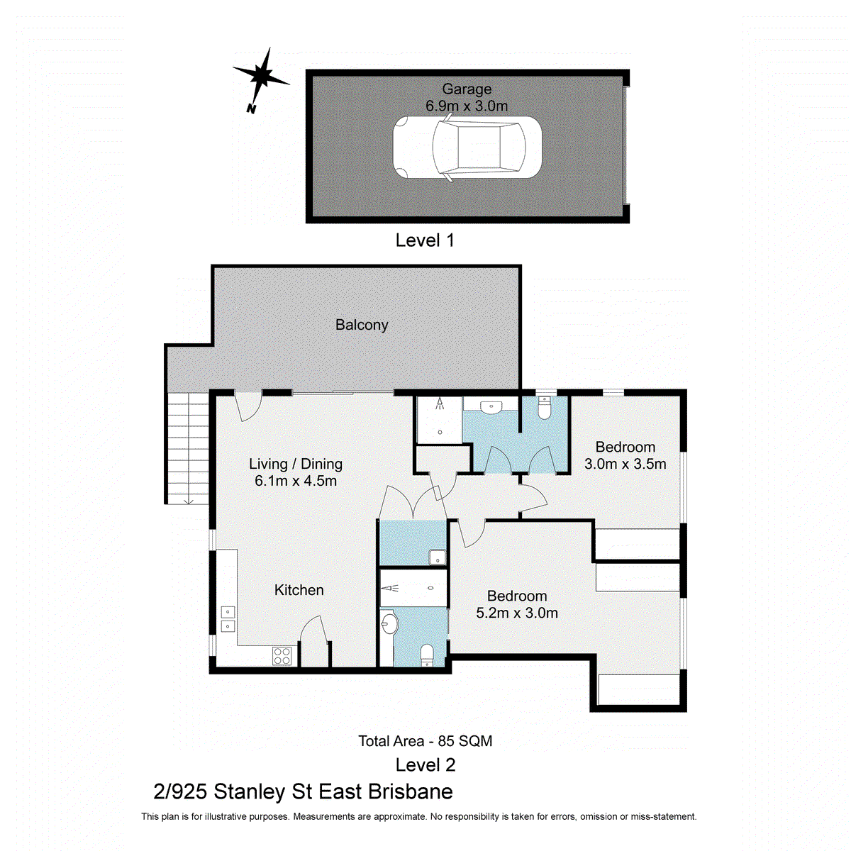2/925 Stanley Street East, East Brisbane, QLD 4169