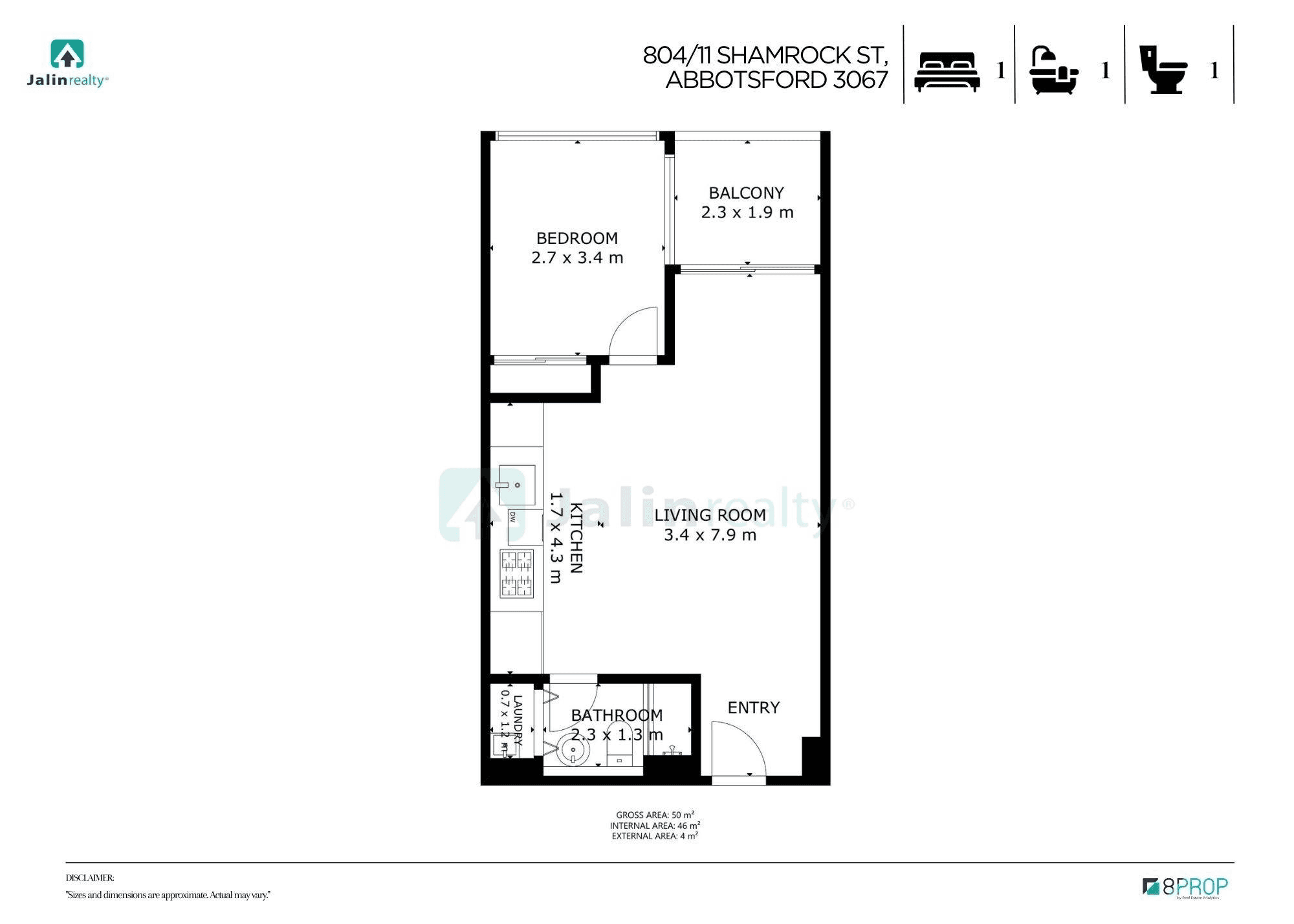 804/11 Shamrock Street, Abbotsford, VIC 3067