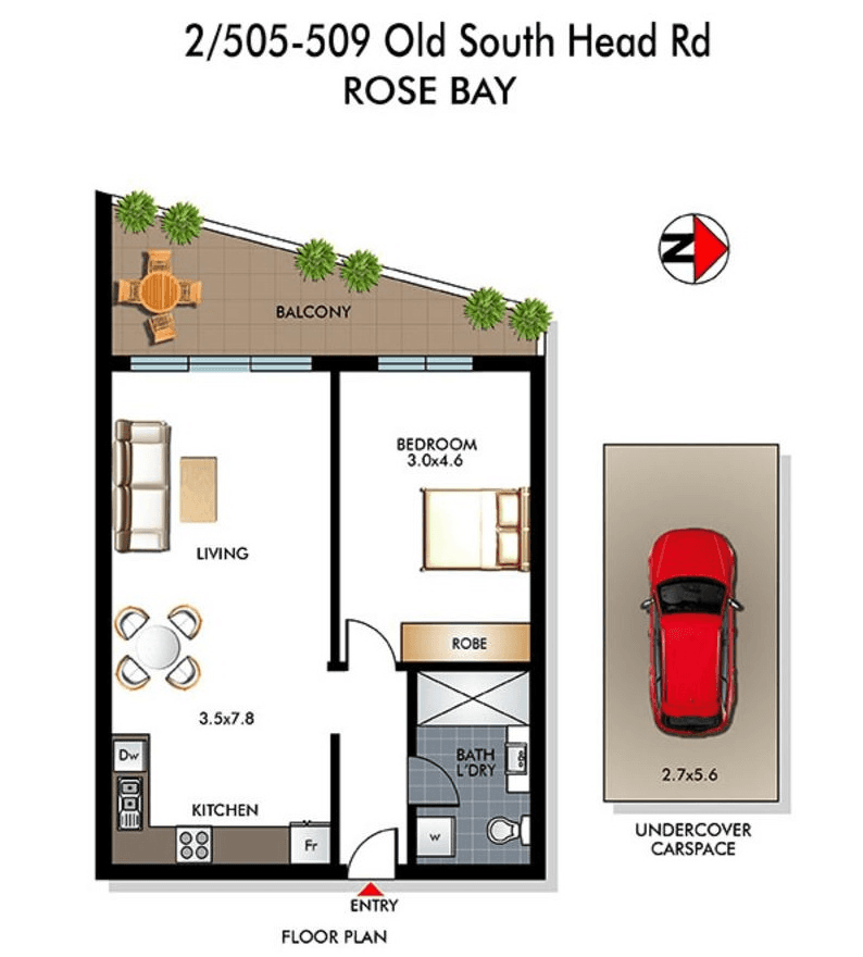2/505-509 Old South Head Road, ROSE BAY, NSW 2029